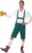 Smiffys R.H. Smith & Sons Wig Makers Ltd Groene Oktoberfest lederhosen voor heren - Bierfeest kleding 52/54