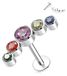 Merkloos Icecat 16G Labret-Piercings mit G23-Titanium und CZ-Verzierung