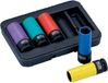 BAHCO Slagmoerdoppen set lang 5-delig 17/19/21/22/24 mm BWSS12P5