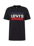 LEVI'S ® Shirt 'Sportswear Graphic T-Shirt' navy / donkerrood / zwart / wit
