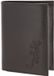 oxmox Leren portemonnee Leather RFID Protect Kombibörse Lizard Embossed Brown donkerbruin