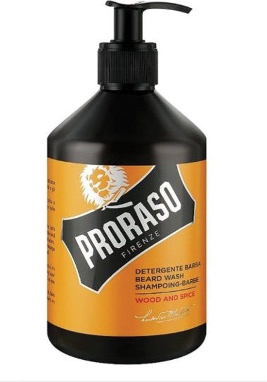 Proraso Beard Wash Wood and Spice 500 ml. | Beard Shampoo