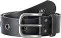 Jan Vanderstorm Heren Leren Riem - 155 cm - Zwart - Plus Size