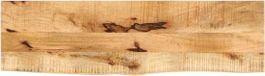 vidaXL Tafelblad met natuurlijke rand 100x40x3,8 cm massief mangohout