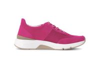 Gabor rollingsoft sensitive 66.897.28 - dames rollende wandelsneaker - Roze - maat 41 (EU) 7.5 (UK)