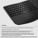 HP 685 CFT DUAL-MODE KBD toetsenbord Kantoor RF-draadloos + Bluetooth Zwart AZERTY