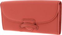 COCCINELLE Leren Portemonnee Tessa Flap Wallet Geranium Oranje