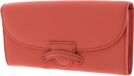 COCCINELLE Leren Portemonnee Tessa Flap Wallet Geranium Oranje