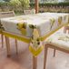 PETTI Artigiani Italiani - Vlekafstotend rechthoekig tafelkleed voor keuken, design citroen_02 x 12 plaatsen (140 x 240 cm), 100% Made in Italy