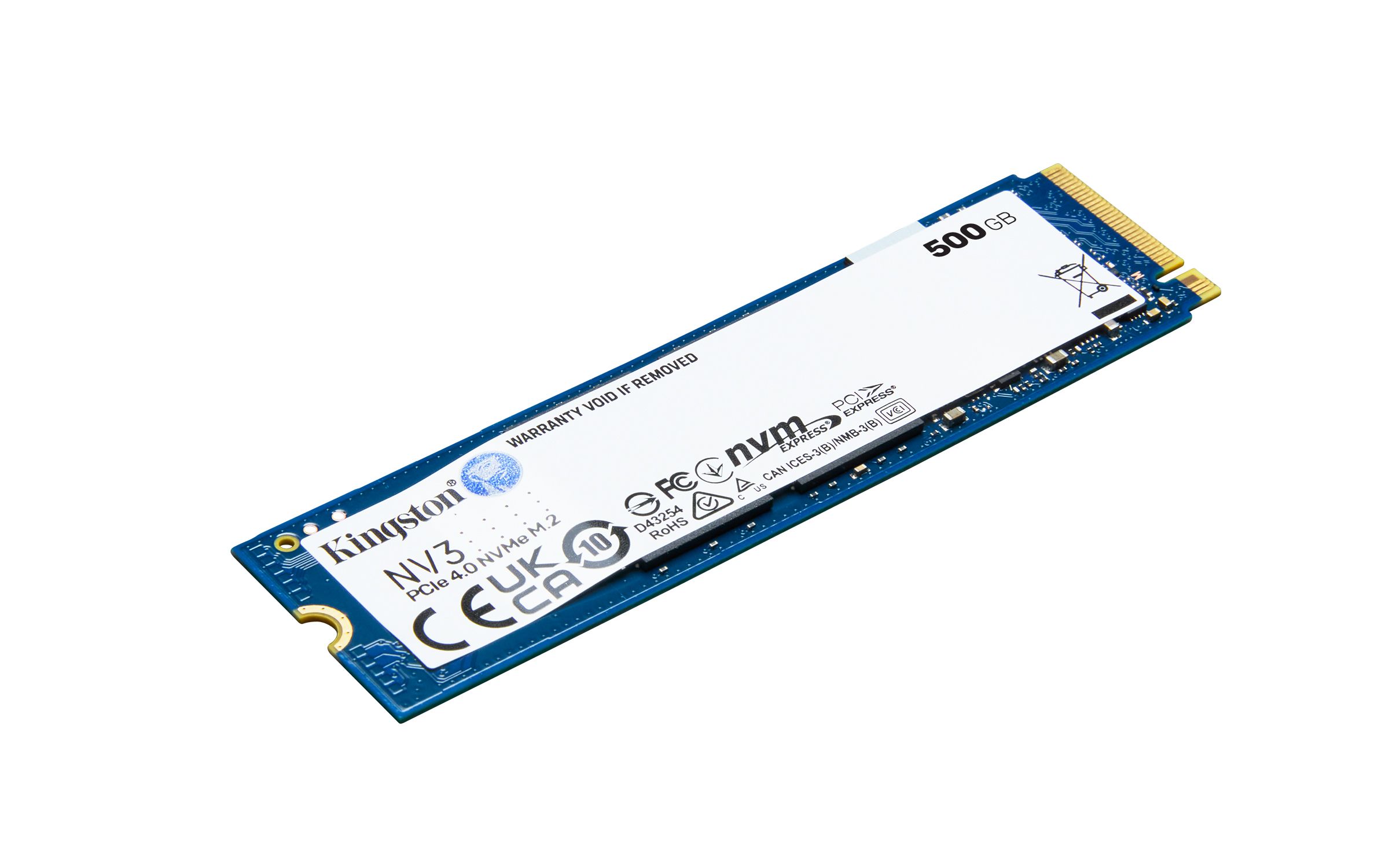Kingston NV3 500GB M.2 PCIe Gen4 SSD