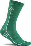 Craft Progress Mid Sock - Team Green - Vrouwen - Katoen - Gestreept - Halfhoog