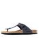 Bayton Teenslippers 'Mercure' duifblauw / zwart