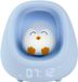 HiBuddies Nestkids Lampe de chevet avec réveil pour Enfants - Snow le Pingouin