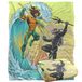 AQUAMAN AND THE LOST KONINKRIJK Silky Touch superzachte plaid 152 x 127 cm