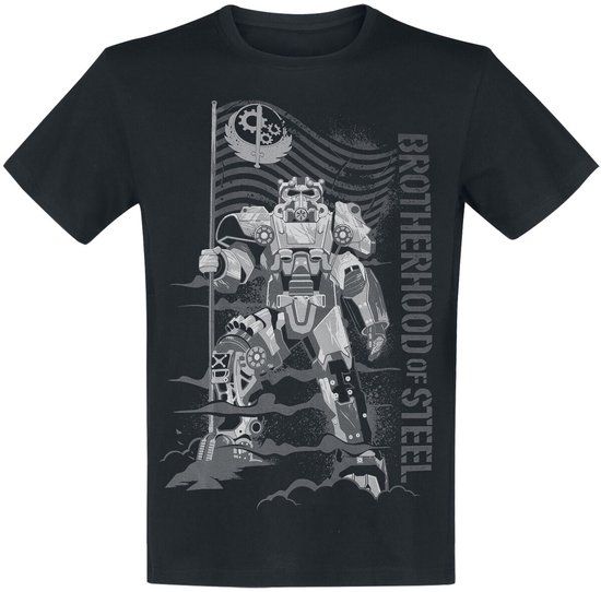 Fallout Vault 33 - Steel Heren T-shirt - Zwart - S