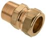 Bonfix Raccord à compression - Raccord de réduction - 1/2 x 12mm - Laiton