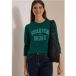 cecil Icecat Sweatshirt met Wording Artwork
