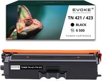 Evoke Toner Cartridge for Brother TN-423 Black, 6500 Pages, TN421 TN423