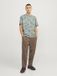 Jack & Jones T-shirt Jorlafayette Aop Tee Ss Crew Neck L 12250434 Laurel Wreath Hommes Taille - M