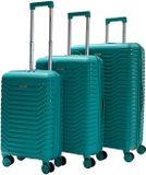 Benzi Pias PP Kofferset 3 delig - Turquoise Groen