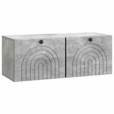 vidaXL Wandmontage TV-kast Betongrijs 78,5 x 31 x 30 cm Bewerkt hout
