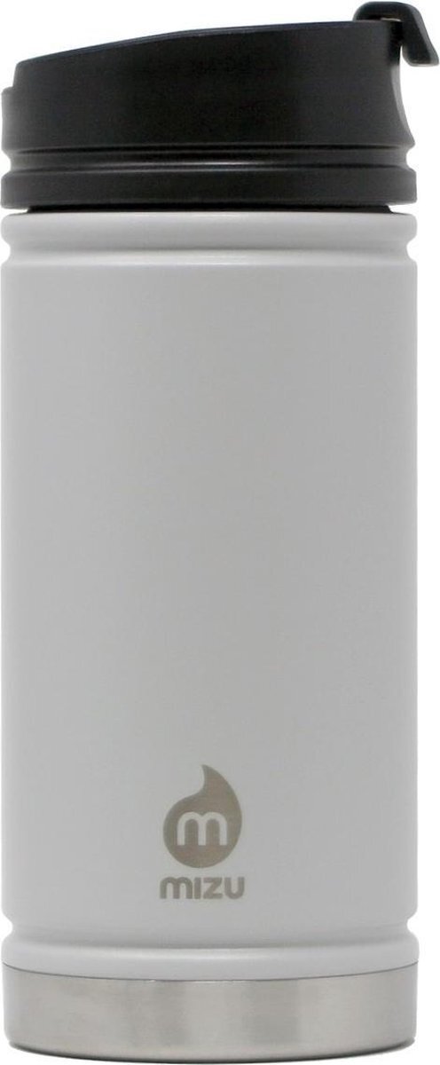 Mizu V5 Insulated Bottle 450ml with Coffee Lid, white