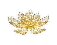 Decoris Lumineo Micro led bloem 28x9cm-150led goud/warm wit/klassiek warm