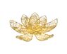 Decoris Lumineo Micro led bloem 28x9cm-150led goud/warm wit/klassiek warm