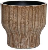 HS Potterie Bloempot Vigo Bruin D32 x H40 cm