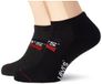 Levi's Chaussettes sneakers unisexe (lot de 2), Mid Grey/Black, 35/38 EU
