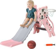 AIYAPLAY Kinderglijbaan PE 133x60x70cm Roze