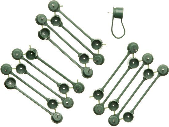 Nature Plantenklemmen - Klim-En Geleide Artikel - 0.6x0.8x6 cm Groen 15 stuks