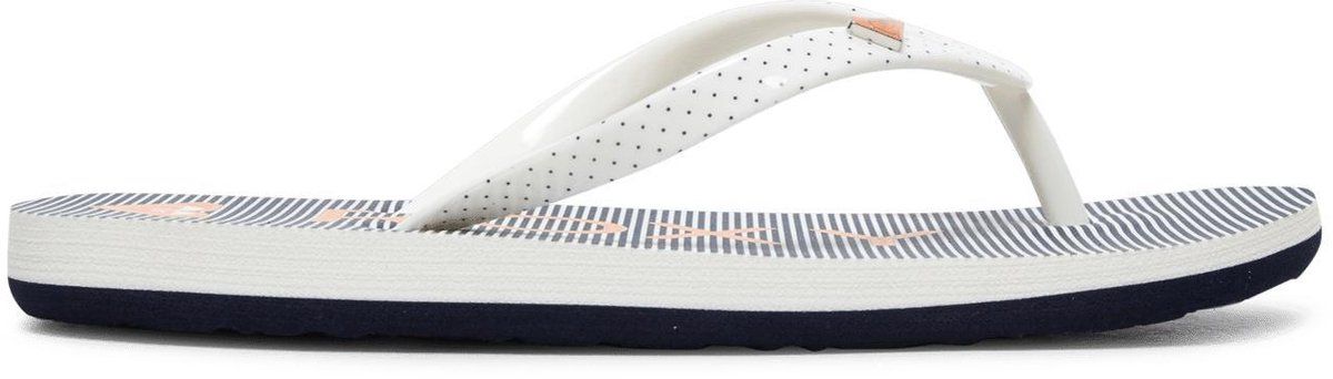 Roxy Pebbles VII Meisjes Slippers - Blue/White - Maat 31