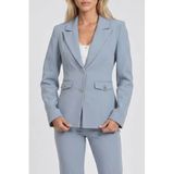 NIKKIE Getailleerde Blazer - Lichtblauw
