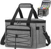 Non-branded Sac isotherme de conservation et de déjeuner - Gris - Tissu Oxford/PEVA/Mousse - 15L