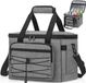 Non-branded Sac isotherme de conservation et de déjeuner - Gris - Tissu Oxford/PEVA/Mousse - 15L