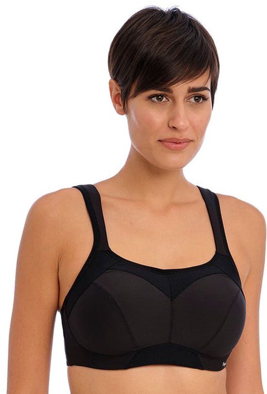 Freya High-octane Voorgevormde Sport BH met beugel - Black - 75H