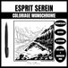 Esprit Serein: Livre de Coloriage Monochrome pour Adultes et Seniors