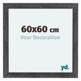 Your Decoration Cadre photo 60x60 cm MDF Gris balayé Como