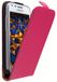 Mumbi PREMIUM REAL Leather Flip Case Samsung Galaxy Case, FlipCase Core Plus pink, Violeta