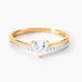 Serafine Bague Or Jaune Oxyde De Zirconium