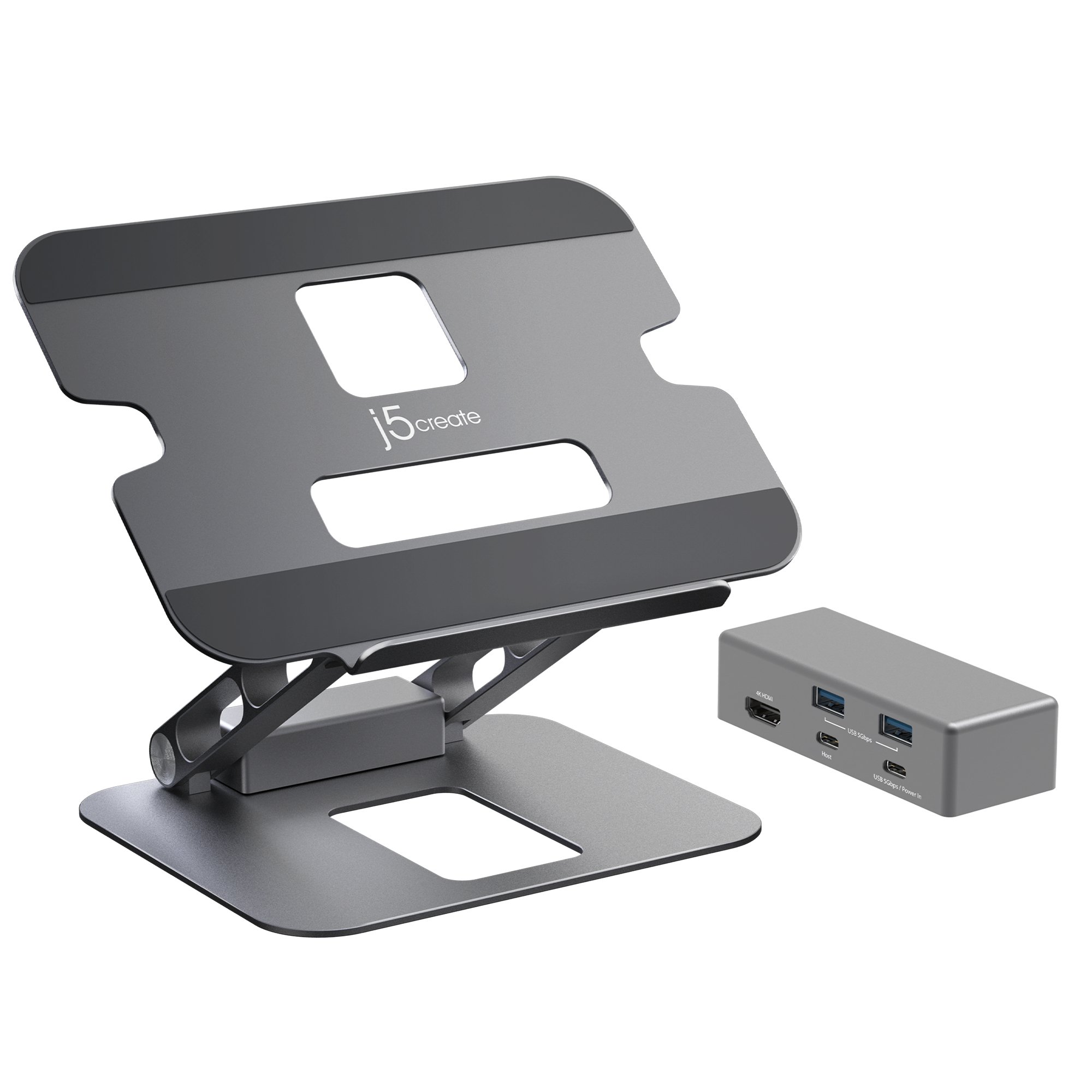 j5create JTS327-N Multi-Angle 4K Docking Stand