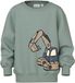 NAME IT Jongens Sweater NMMKARK LS NREG SWEAT UNB BOX - Groen - Maat 92