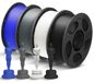 Fil PLA+ 1,75 mm, 4 kg – Noir, Blanc, Gris, Bleu