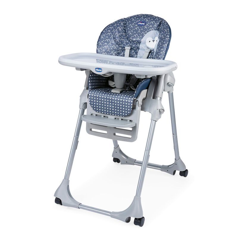 Chicco Polly Easy Traditionele kinderstoel - Zwart, Grijs, Wit