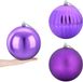 vidaXL - Kerstballenset - XXL - 3 st - Lila - Ø 25 cm - Kunststof