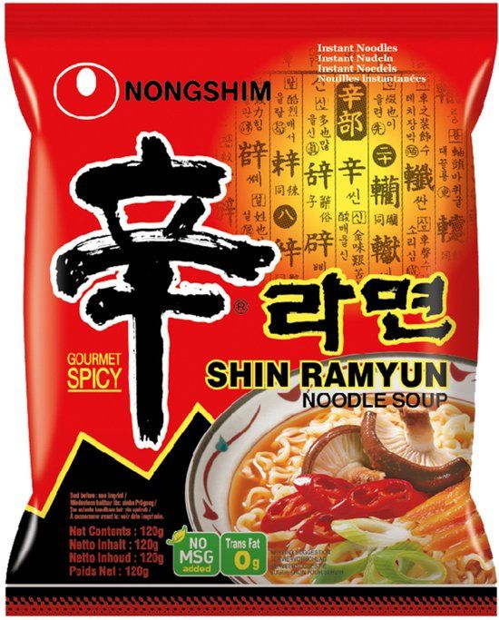 Nong Shim Shin Ramyun Instant Noodles - 20 x 120g