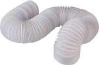 Wallair N52824 Flexibele ventilatiebuis Kunststof (Ø x l) 10.2 cm x 6 m Wit