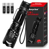 morpilot Led-zaklamp, 2-in-1 uv-lamp, zoombaar, met 4 modi, blacklight, superhelder, 500 lumen, IP4 waterdicht