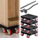 Merkloos Meubeltransportwielenset - Meubelverhuizers met 360 Graden Roller - 4 Stuks